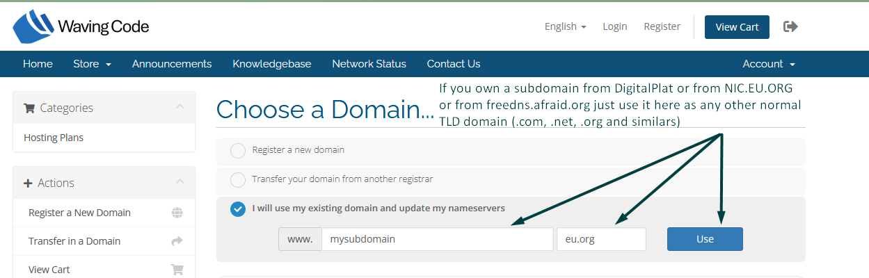Subdomain Info